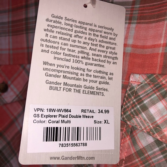 Gander mountain Guide series women’s  button down - Picture 5 of 6